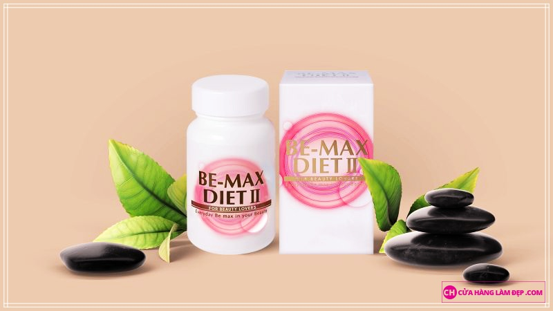 Viên uống giảm cân Be-Max Diet II kết hợp của nhiều thành phần dưỡng chất như CoQ10, trà xanh, tiêu đen, dầu oliu là liệu pháp ăn kiêng hữu hiệu, giúp giảm mỡ trong tế bào và mang đến giải pháp giảm cân hiệu quả rõ rệt và được nhiều phụ nữ Nhật Bản tin dùng